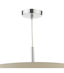 Lampa suspendata Ronda 3lt Pendant With Ecru Shade And Diffuser 60cm