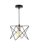 Lampa suspendata Midi Cage Pendant Matt Black & Bright Copper