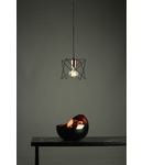 Lampa suspendata Midi Cage Pendant Matt Black & Bright Copper