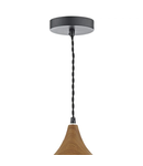 Lampa suspendata Gaucho 1 Light Pendant Black Large