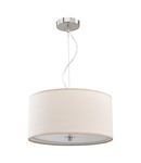 Lampa suspendata Tuscan 3 Light Strung Pendant 400MM Satin Chrome