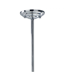 Lampa suspendata Hemisphere Pendant Polished Chrome and Clear Glass