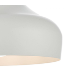 Lampa suspendata Gaucho 1 Light Pendant White