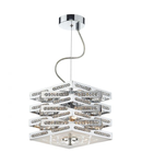 Lampa suspendata Cube 3 Light Pendant Polished Chrome