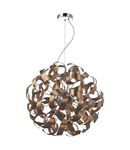 Lampa suspendata Rawley 9 Light Ribbon Pendant Brushed Copper