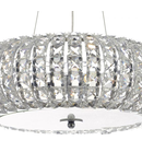 Lampa suspendata Piazza 3 Light Pendant Polished Chrome Crystal