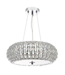 Lampa suspendata Piazza 3 Light Pendant Polished Chrome Crystal