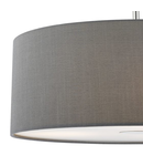 Lampa suspendata Ronda 60cm 3 Light Pendant Slate Grey With diffuser