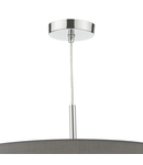 Lampa suspendata Ronda 60cm 3 Light Pendant Slate Grey With diffuser