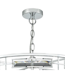 Lampa suspendata Seville 6 Light Pendant K9 Crystal Polished Chrome