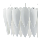 Lampa suspendata Phillipa 3 Light Pendant White Ceramic