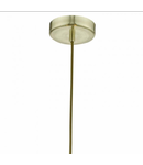 Lampa suspendata Santino Pendant Gold With Navy Cotton Shade