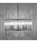 Lampa suspendata Olyn 5lt Pendant Polished Nickel & Glass