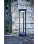 Pitic Vox Outdoor Post Matt Grey Solar Powered With PIR Sensor IP65 LED