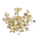 Plafoniera Yadira 4 Light Semi Flush Gold Leaf