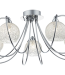 Plafoniera Rafferty 5 Light Semi Flush Polished Chrome