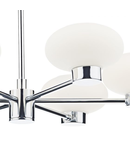 Plafoniera System 6 Light Semi Flush Polished Chrome