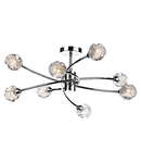 Plafoniera Seattle 8 Light Semi Flush Polished Chrome