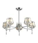 Plafoniera Selina 5 Light Semi Flush Polished Chrome