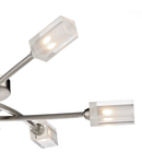 Plafoniera Morgan 6 Light Semi Flush Satin Chrome