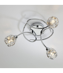 Plafoniera Numero 3 Light Semi Flush Polished Chrome