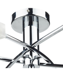 Plafoniera Morgan 6 Light Semi Flush Polished Chrome