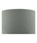 Abajur Pyramid Grey Linen Drum Shade 46cm