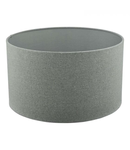 Abajur Pyramid Grey Linen Drum Shade 35cm