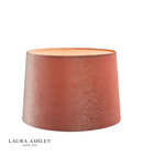 Abajur Laura Ashley Velvet Empire Drum Shade Blush Pink 35cm/14 inch