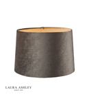 Abajur Laura Ashley Velvet Empire Drum Shade Grey 35cm/14 inch