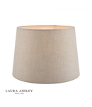 Abajur Laura Ashley Bacall Linen Empire Drum Shade Silver 20cm/8 inch