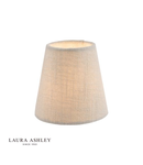 Abajur Laura Ashley Bacall Linen Empire Drum Shade Silver 12.5cm/5 inch