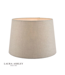 Abajur Laura Ashley Bacall Linen Empire Drum Shade Silver 40cm/16 inch