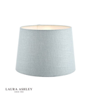 Abajur Laura Ashley Bacall Linen Empire Drum Shade Duck Egg Blue 30cm/12 inch