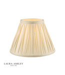 Abajur Laura Ashley Fenn Silk Empire Drum Shade Ivory 20cm/8 inch