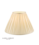 Abajur Laura Ashley Fenn Silk Empire Drum Shade Ivory 40cm/16 inch