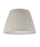 Abajur Ulyana Ivory Faux Silk Pleated Shade 45cm