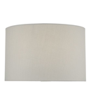 Abajur Funchal Grey Cotton Drum Shade 33cm