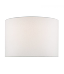 Abajur Lolek Ivory Faux Silk Drum Shade 36cm