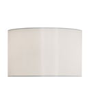 Abajur Risha Ivory Faux Silk Drum Shade 36cm