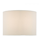 Abajur Nalani Ivory Linen Drum Shade 26cm