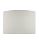 Abajur Digby White Linen Drum Shade 28cm