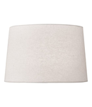 Abajur Griffith Grey Linen Tapered Drum Shade 30cm