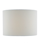 Abajur Lazio White Linen Drum Shade 30cm