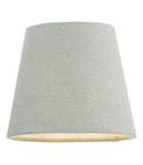 Abajur Joanna Grey Linen Tapered Drum Shade 13cm