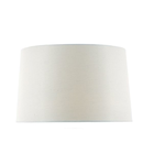 Abajur Lucie Natural Linen Tapered Drum Shade
