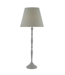 Abajur Joanna Grey Linen Tapered Drum Shade 23cm