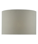 Abajur Cassandra Grey Cotton Drum Shade 40cm