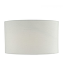 Abajur Ingleby White Cotton Drum Shade 35cm