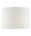 Abajur Ciara White Linen Drum Shade 33cm